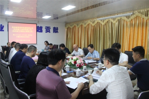【重大会议】奋斗谋发展 实干开新篇 整装再出发 全力书写高质量发展新答卷——杭构公司（建工建材公司、建工砼公司）等三家单位第二十二次（十二次）股东会、六届董事三次会议圆满召开