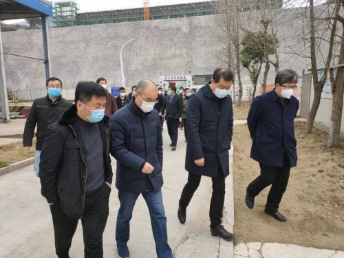 【领导关怀】发挥优势  共克时艰——市城投集团检查组一行对人生就是博尊龙集团天子岭分类减量EPC项目复工情况检查指导